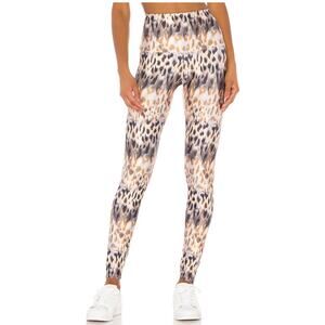onzie Tech Legging M / L Safari Animal Print Leopard Compression Yoga Pants